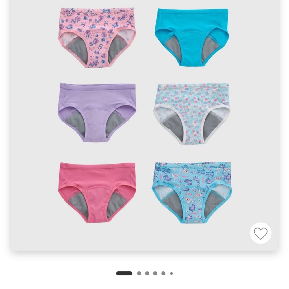 Hanes Toddler Girls' 6pk Training Briefs - Colors May Vary 2T-3T NEW